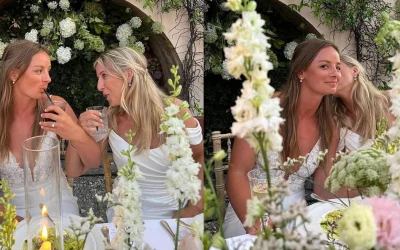 Danielle Wyatt shares beautiful pics from her wedding ceremony