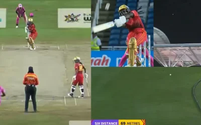 WATCH: Deandra Dottin slogs Aaliyah Alleyne out of the park in WCPL 2024 match