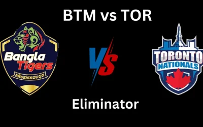 BTM vs TOR, Eliminator: Match Prediction, Dream11 Team, Fantasy Tips and Pitch Report | Global T20 Canada 2024 Eliminator, Bangla Tigers Mississauga vs Toronto Nationals