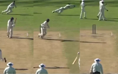 WATCH: Ishan Kishan’s spectacular diving catch off Ramveer Gurjar in Buchi Babu tournament 2024