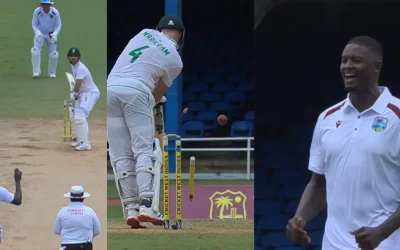 WI vs SA [WATCH]: Jason Holder bowls an absolute snorter to send Aiden Markram’s off-stump for a walk