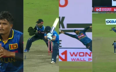 WATCH: Kamindu Mendis takes a blinder to dismiss Shubman Gill in the second ODI between Sri Lanka and India