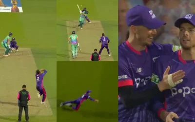 WATCH: Mitchell Santner’s unbelievable catch to see-off Sam Curran in The Hundred 2024