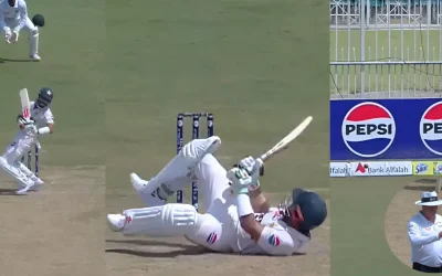 PAK vs BAN [WATCH]: Mohammad Rizwan pulls off an outrageous shot for a boundary on Day 2 of first Test