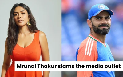 Mrunal Thakur responds strongly to her statement about being madly in love with Virat Kohli