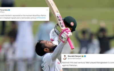 PAK vs BAN: Fans react as Mushfiqur Rahim smashes his maiden Test century against Pakistan on Day 4 of 1st Test