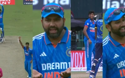 [WATCH]: Rohit Sharma hilariously trolls Washington Sundar in the first ODI against Sri Lanka