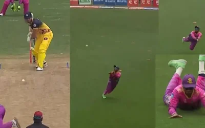 WATCH: Shakib Al Hasan plucks a fantastic diving catch to dismiss Marcus Stoinis in GT20 Canada