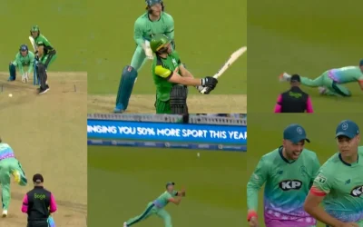 WATCH: Spencer Johnson takes an unreal catch off Adam Zampa’s bowling in The Hundred 2024