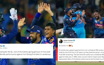 Fans react as Jeffrey Vandersay’s six-wicket haul guides Sri Lanka to win over India in the 2nd ODI