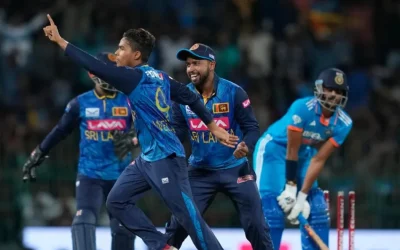 Top 5 lowest team totals by India against Sri Lanka in ODIs