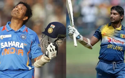 Top 5 batters with most runs in ODIs between India and Sri Lanka