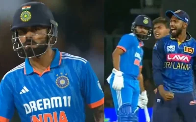 SL vs IND [WATCH]: Virat Kohli gets an animated send-off from Sadeera Samarawickrama in the 3rd ODI