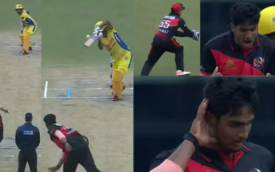 WATCH: Yash Dhull muffled by Himanshu Chauhan’s send off in DPL 2024