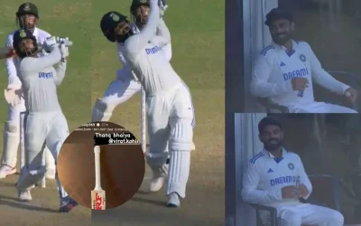 WATCH: Virat Kohli in splits after Akash Deep smacks two sixes with his bat on Day 4 of Kanpur Test | IND vs BAN