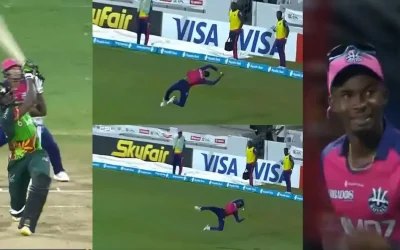 WATCH: Alick Athanaze plucks a screamer to dismiss Ryan John in CPL 2024