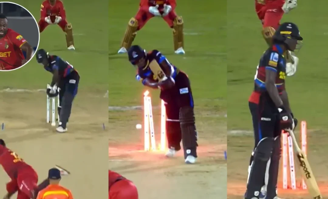 WATCH: Andre Russell takes out Kofi James with a fierce yorker in the Caribbean Premier League 2024