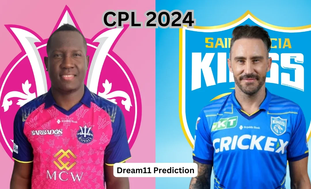 BR vs SLK, CPL 2024: Match Prediction, Dream11 Team, Fantasy Tips & Pitch Report | Barbados Royals vs Saint Lucia Kings