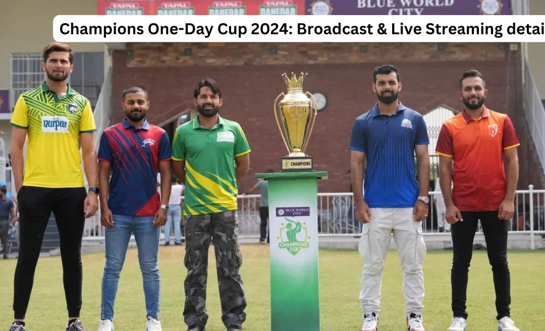 Champions One-Day Cup 2024 Schedule: Date, Match Time, Broadcast & Live Streaming details