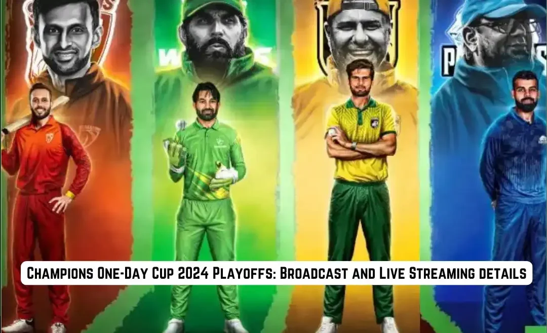 Champions One-Day Cup 2024 Playoffs Schedule: Date, Time, Broadcast and Live Streaming details