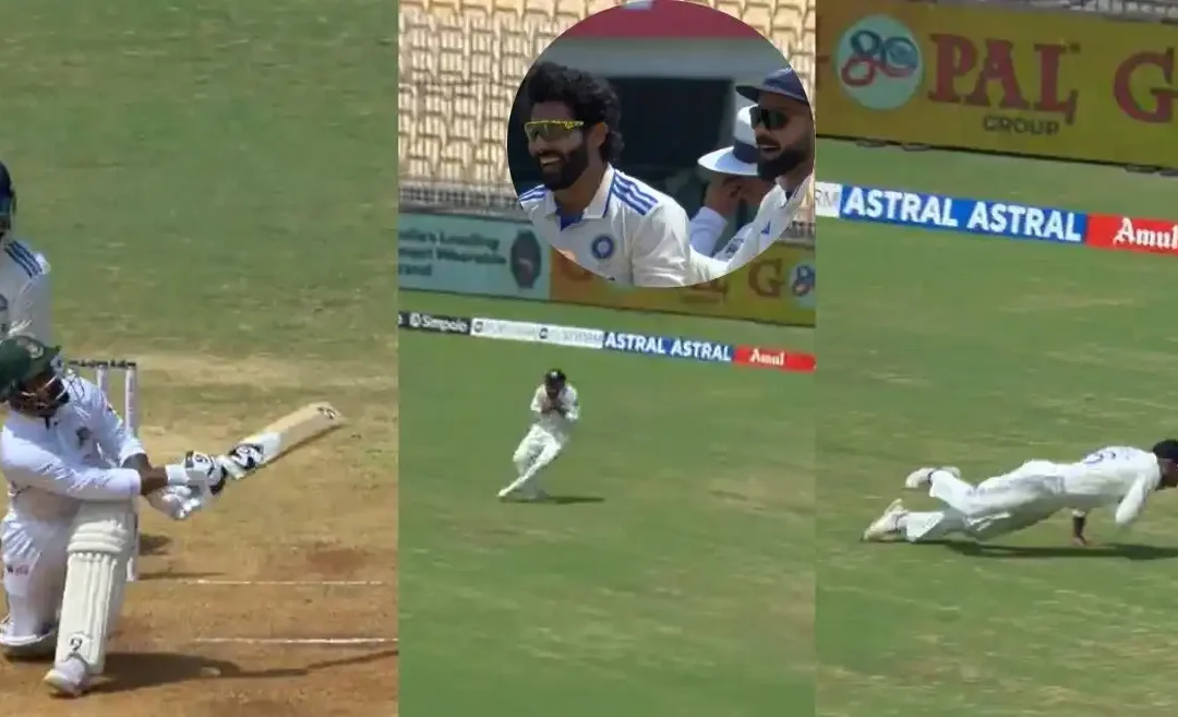 WATCH: Dhruv Jurel takes a brilliant catch to dismiss Litton Das in Chennai Test