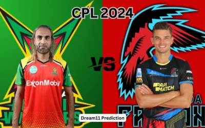 GUY vs ABF, CPL 2024: Match Prediction, Dream11 Team, Fantasy Tips and Pitch Report | Guyana Amazon Warriors vs Antigua and Barbuda Falcons