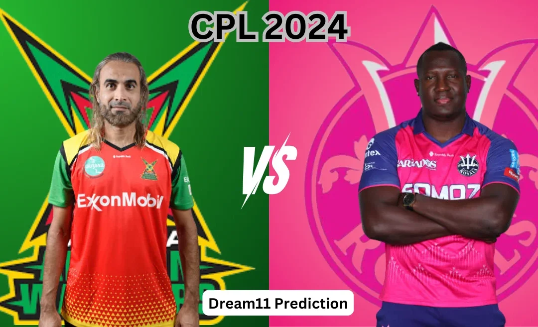 GUY vs BR, CPL 2024: Match Prediction, Dream11 Team, Fantasy Tips and Pitch Report | Guyana Amazon Warriors vs Barbados Royals