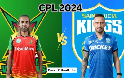 GUY vs SLK, CPL 2024: Match Prediction, Dream11 Team, Fantasy Tips and Pitch Report | Guyana Amazon Warriors vs Saint Lucia Kings