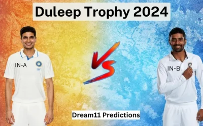 IN-A vs IN-B, Duleep Trophy 2024: Match Prediction, Dream11 Team, Fantasy Tips & Pitch Report | India A vs India B