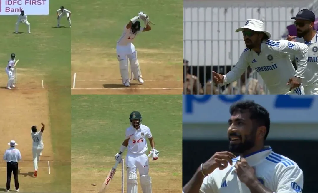 IND vs BAN [WATCH]: Jasprit Bumrah rattles Shadman Islam’s stumps with an unplayable ball on Day 2 of the 1st Test