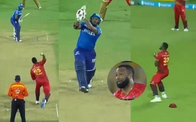 WATCH: Kieron Pollard deceives Bhanuka Rajapaksa with a brilliant slower ball in CPL 2024