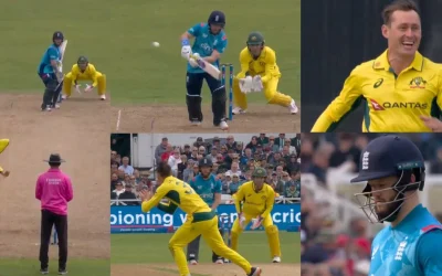 ENG vs AUS [WATCH]: Marnus Labuschagne’s golden arm strikes as Ben Duckett falls short of his century in the 1st ODI