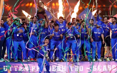 Meerut Mavericks lift the 2024 UP T20 title with thrilling win over Kanpur Superstars