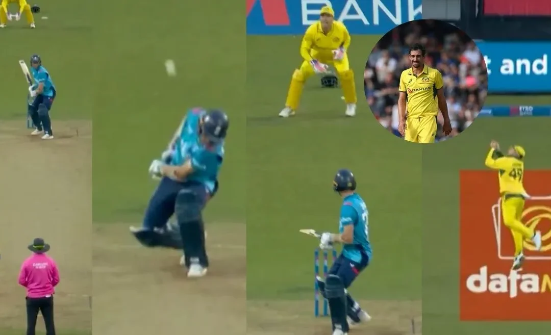 ENG vs AUS [WATCH]: Mitchell Starc’s magnificent bouncer dismisses Olly Stone to seal the 2nd ODI for Australia