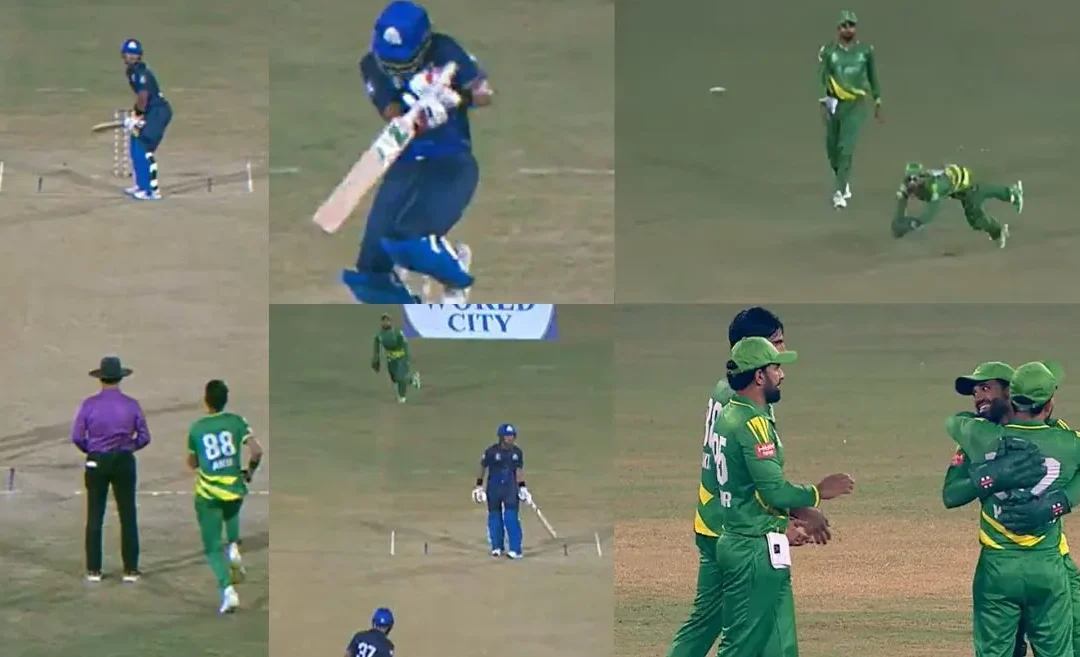 WATCH: Mohammad Rizwan takes an unbelievable catch in the Champions One-Day Cup 2024