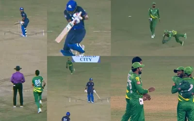 WATCH: Mohammad Rizwan takes an unbelievable catch in the Champions One-Day Cup 2024