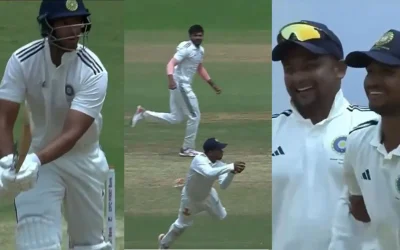 WATCH: Musheer Khan takes a sublime one-handed catch to dismiss Shivam Dube in the Duleep Trophy 2024-25