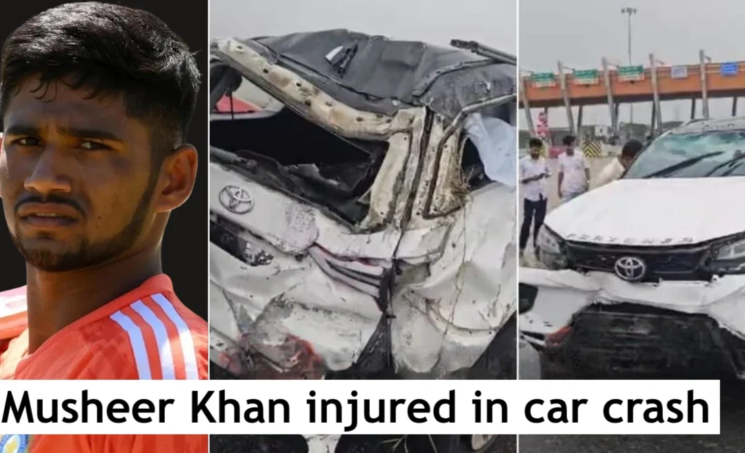 Musheer Khan suffers serious neck injury in a car accident near Lucknow