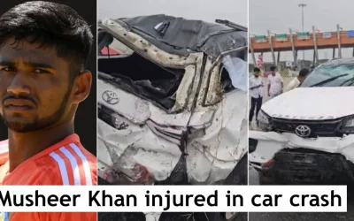 Musheer Khan suffers serious neck injury in a car accident near Lucknow