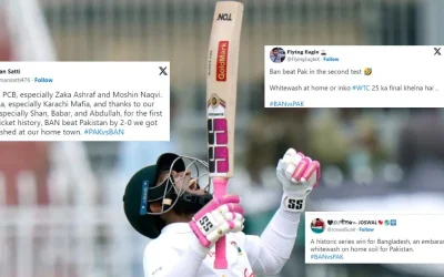 PAK vs BAN: Netizens react as Bangladesh stun Pakistan in Rawalpindi Test to register a clean sweep