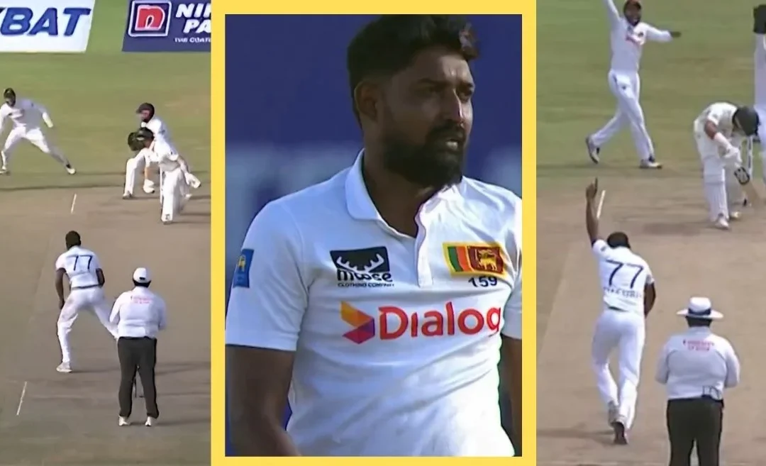 WATCH: Prabath Jayasuriya crushes New Zealand’s hopes with a game-changing spell for Sri Lanka