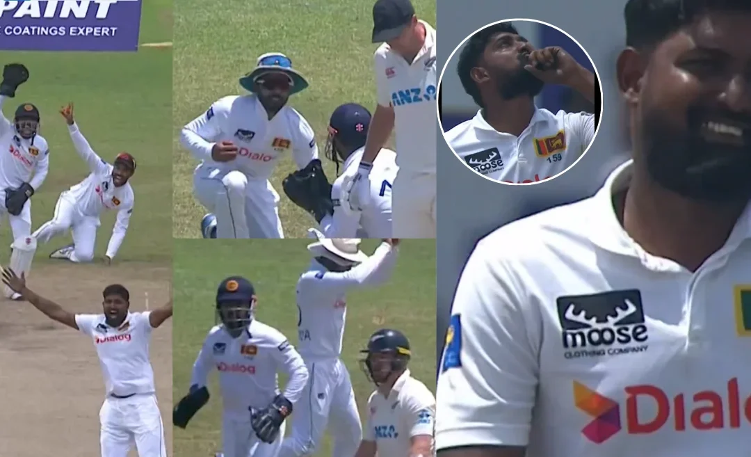 SL vs NZ [WATCH]: Prabath Jayasuriya’s spin masterclass helps Sri Lanka dominate New Zealand in the second Test