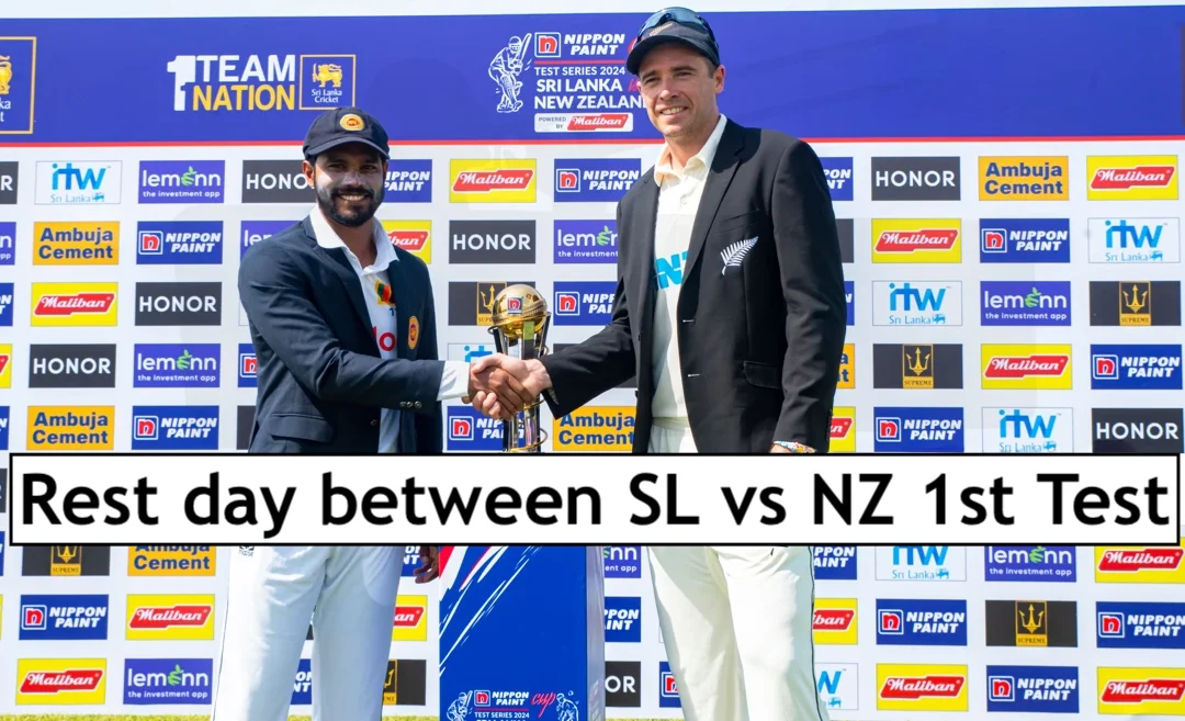 Here’s the reason why there is a rest day between Sri Lanka vs New Zealand first Test