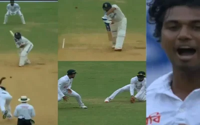 WATCH: India captain Rohit Sharma falls early to Bangladesh’s Hasan Mahmud on Day 1 of the first Test