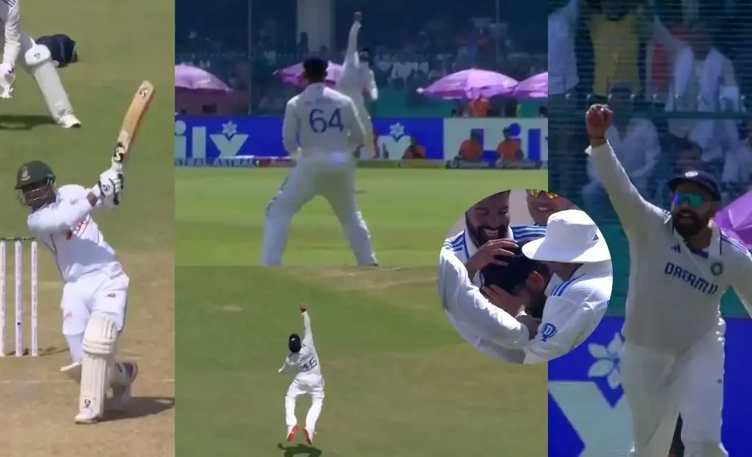 WATCH: Rohit Sharma plucks a one-handed screamer to dismiss Litton Das on Day 4 of Kanpur Test | IND vs BAN