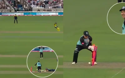 WATCH: Rory Burns’ shocking fumble costs an easy run-out chance in T20 Blast 2024