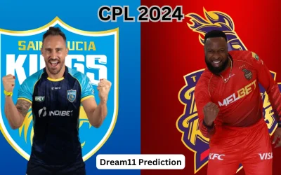 SLK vs TKR, CPL 2024: Match Prediction, Dream11 Team, Fantasy Tips & Pitch Report | Saint Lucia Kings vs Trinbago Knight Riders