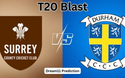 SUR vs DUR, T20 Blast 2024: Match Prediction, Dream11 Team, Fantasy Tips & Pitch Report | Surrey vs Durham, Quarter Final 1