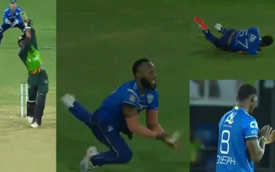 WATCH: Shadrack Descarte takes a screamer to dismiss Mikyle Louis in CPL 2024