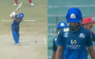 WATCH: Saim Ayub falls victim to Mir Hamza after attempting a no-look shot in Champions One-Day Cup 2024